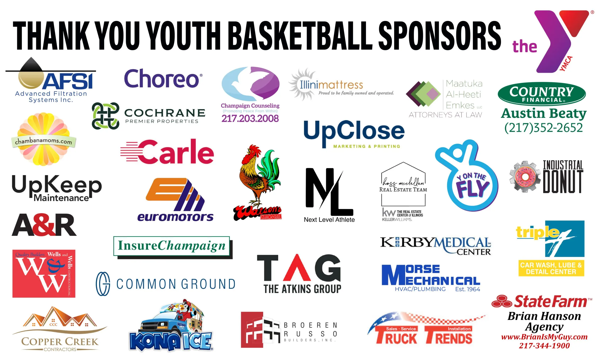 Youth Basketball Sponsors 1
