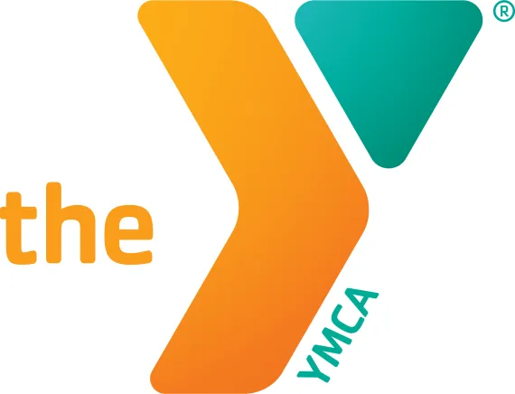 Orange and Green YMCA logo