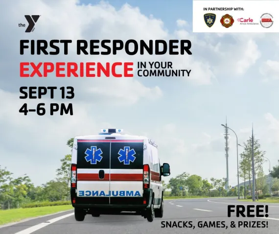 ambulance driving on road with date of event