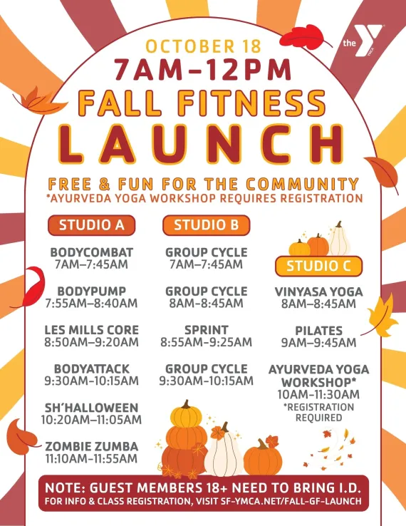 fall fitness launch flyer