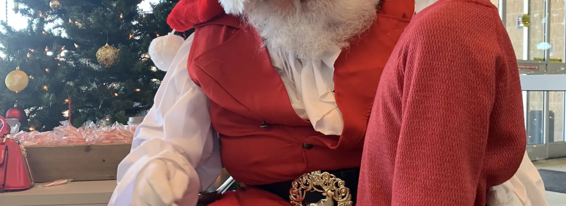 santa mrs claus and child