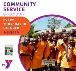 Community Service Opportunity every Thursday in October 2023
