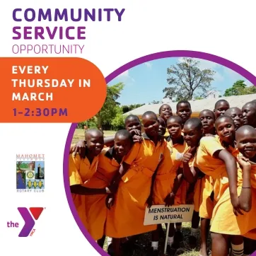 Community Service Opportunity every Thursday in March